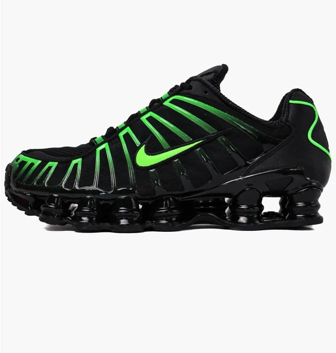 Кроссовки мужские Nike Shox Tl Black/Green AV3595-012