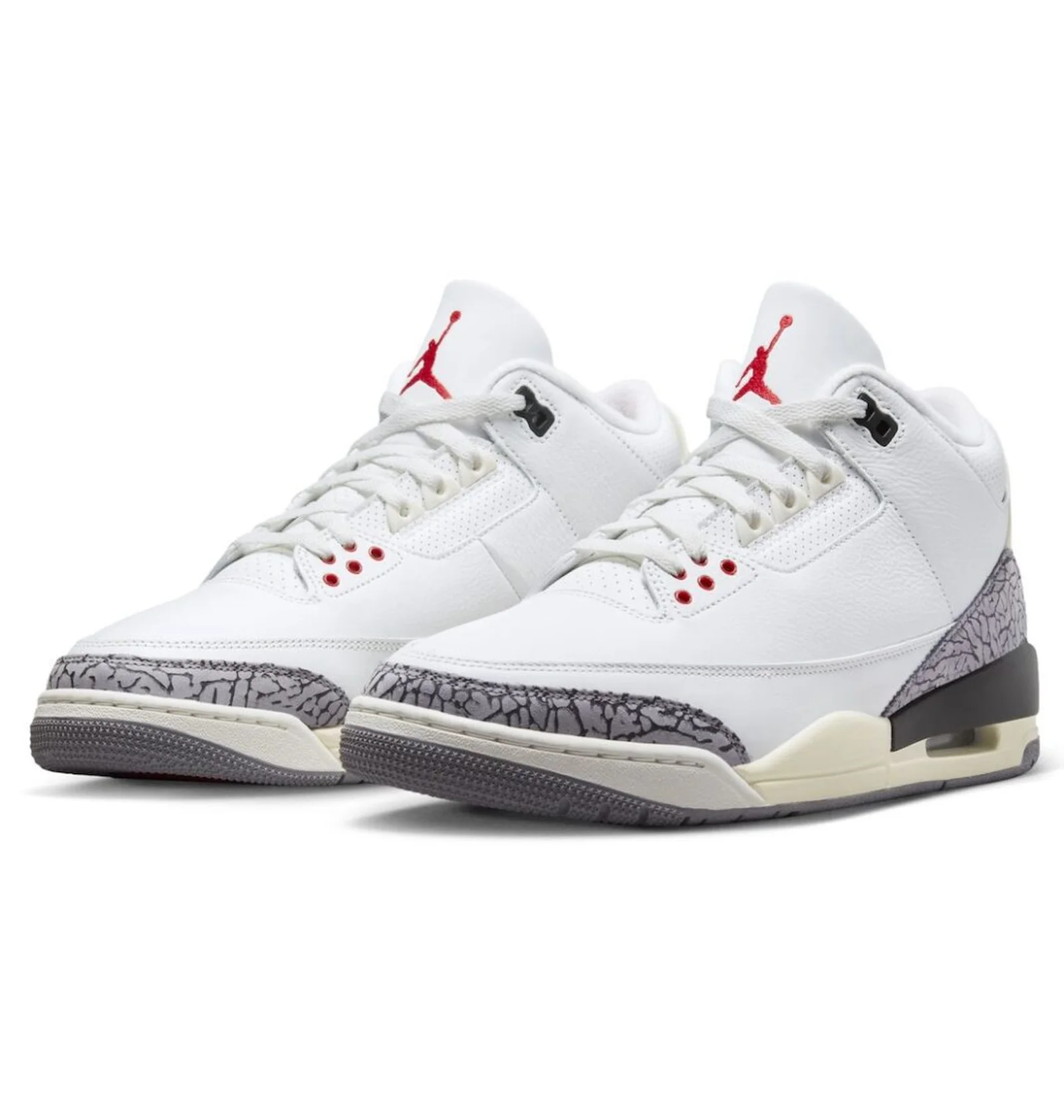 ᐉ Кроссовки мужские Air Jordan 3 Retro White Cement Reimagined