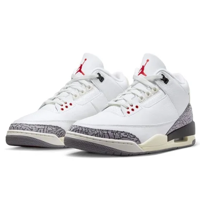 Кросівки чоловічі Air Jordan 3 Retro White Cement Reimagined White DN3707-100