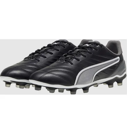 Бутсы мужские Puma King Pro Fg/Ag Black/Grey 107862-01