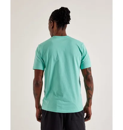 Футболка мужская Air Jordan Logo Stack Tee Turquoise FN6027-349