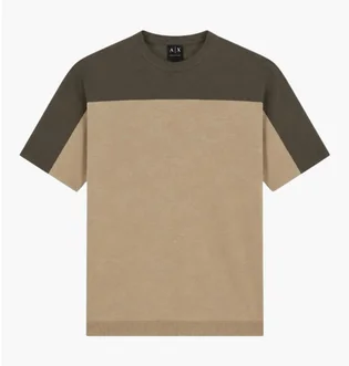 Футболка мужская Armani Exchange Lightweight Linen Beige XM002153-AF22062-M6243
