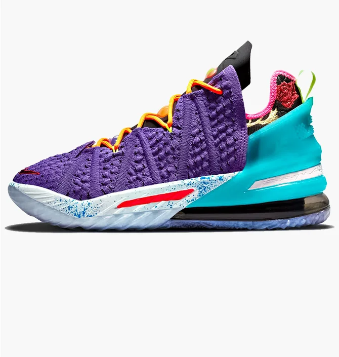 Кроссовки унисекс Nike Lebron Xviii Best 10-18 Multi DM2813-500