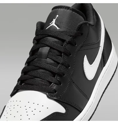 Кроссовки мужские Air Jordan 1 Low Black/White 553558-043