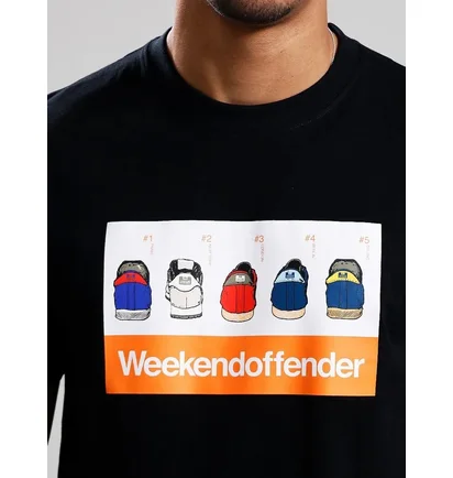 Футболка мужская Weekend Offender Trainerspotting Black WOSPT2202-BLACK