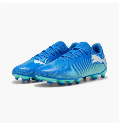 Бутсы мужские Puma Future 7 Play Firm Ground/Artificial Ground Soccer Cleats Blue 107939-01