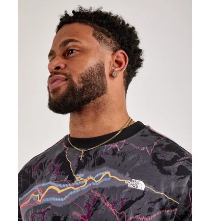 Футболка мужская The North Face Trail Glow Tee Grey NF0A81YGIRI