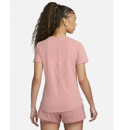 Футболка женская Nike Dri-Fit Uv One Luxe Standard Fit Short-Sleeve Top Peach DD0618-618