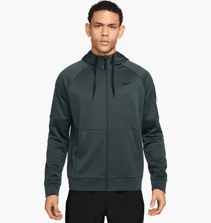 Толстовка мужская Nike Tf Hd Fz Green DQ4830-390