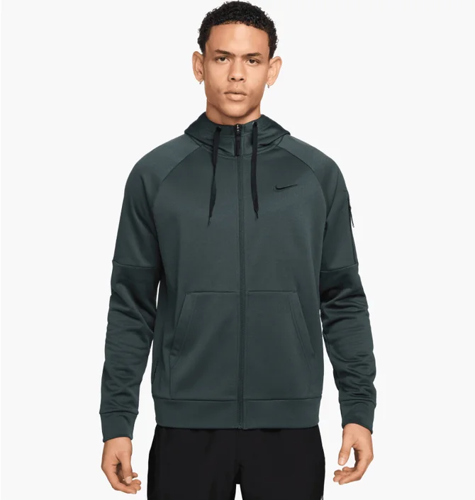 Толстовка мужская Nike Tf Hd Fz Green DQ4830-390