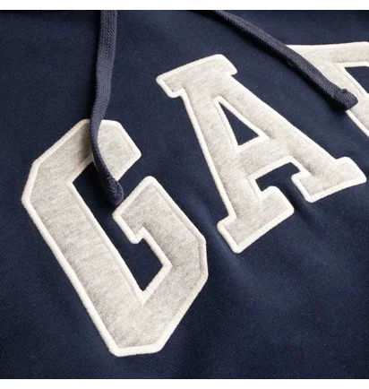 Худі чоловіче Gap Logo Fleece Hoodie Royal Teal Blue 510981521