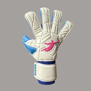 Перчатки вратарские детские Brave GK Diamond White/Blue BG-25-007