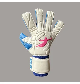 Перчатки вратарские детские Brave GK Diamond White/Blue BG-25-007