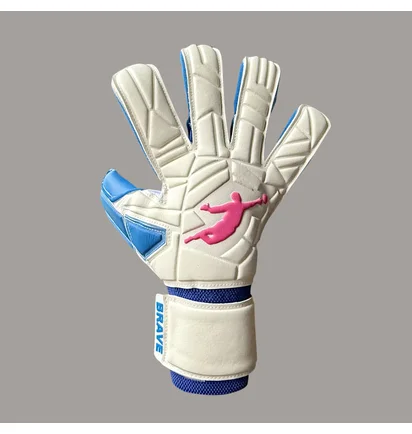 Рукавиці воротарські дитячі Brave GK Diamond White/Blue BG-25-007