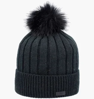 Шапка женская CMP Knitted Hat Fleece Lining Black 5505676-U901