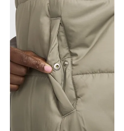 Пуховик жіночий Nike Therma-Fit Sportswear Classic Puffer Grey FZ5899-321