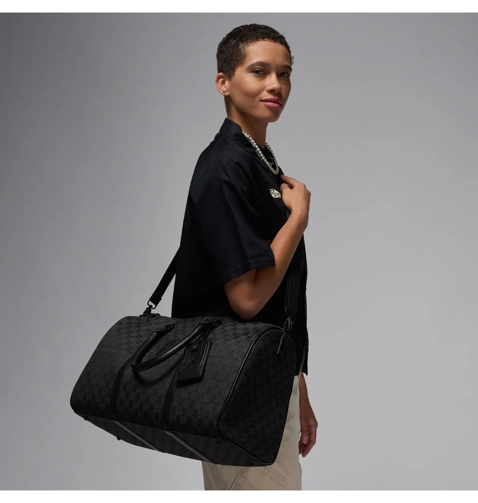 ᐉ Сумка унисекс Air Jordan Monogram Duffle Bag Cat Black MA0759