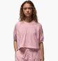 Футболка женская Air Jordan Ss Knit Top Ssnl Pink FN5732-607