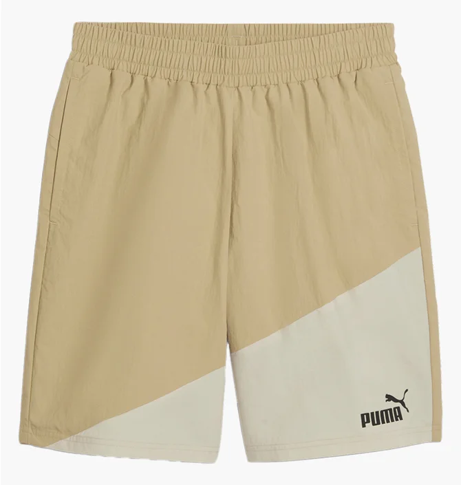 Шорты мужские Puma Power Colorblock Woven Shorts 8 Beige 679706-83