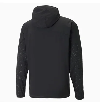 Куртка чоловіча Puma Reflective Printed Woven Running Jacket Grey/Black 522409-15