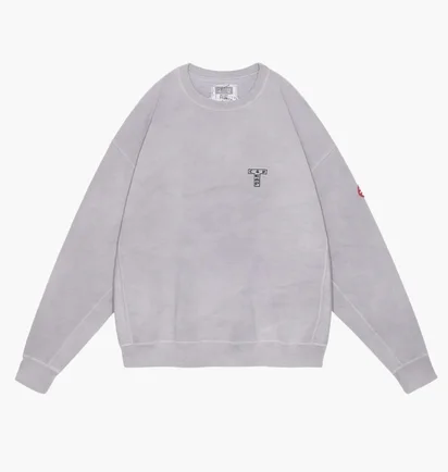 Свитшот унисекс cav empt Overdye Grey CES27CS10