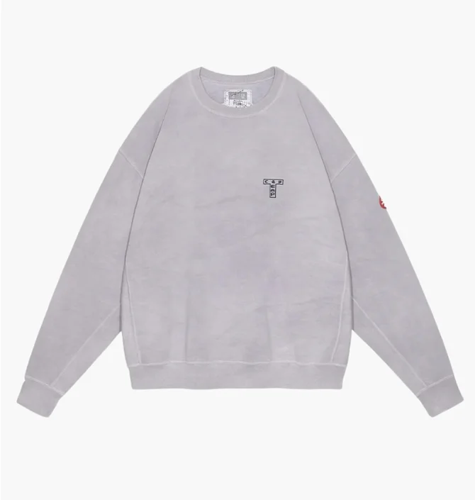 Свитшот унисекс cav empt Overdye Grey CES27CS10