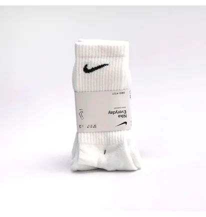 Шкарпетки унісекс Nike U Nk Everyday Cush Crew (3 пари) White SX7664-100