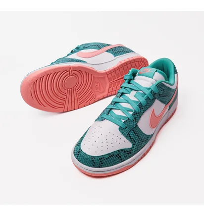 Кроссовки мужские Nike Dunk Low Snakeskin Green Dr8577-300