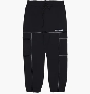 Штаны мужские Pleasures Oracle Cargo Black P21W028