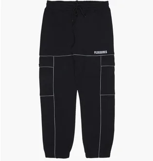 Штаны мужские Pleasures Oracle Cargo Black P21W028