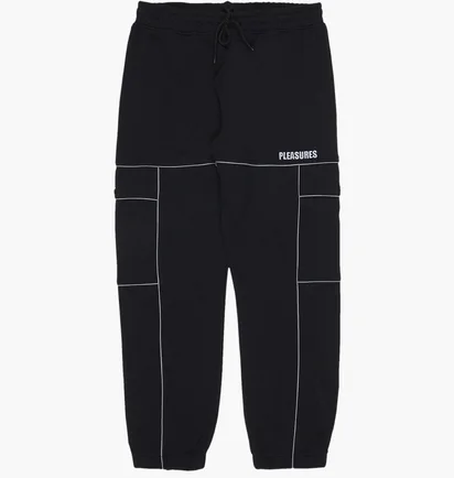 Штаны мужские Pleasures Oracle Cargo Black P21W028