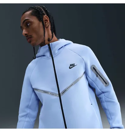 Толстовка чоловіча Nike Tech Fleece Light Blue IM6537-468