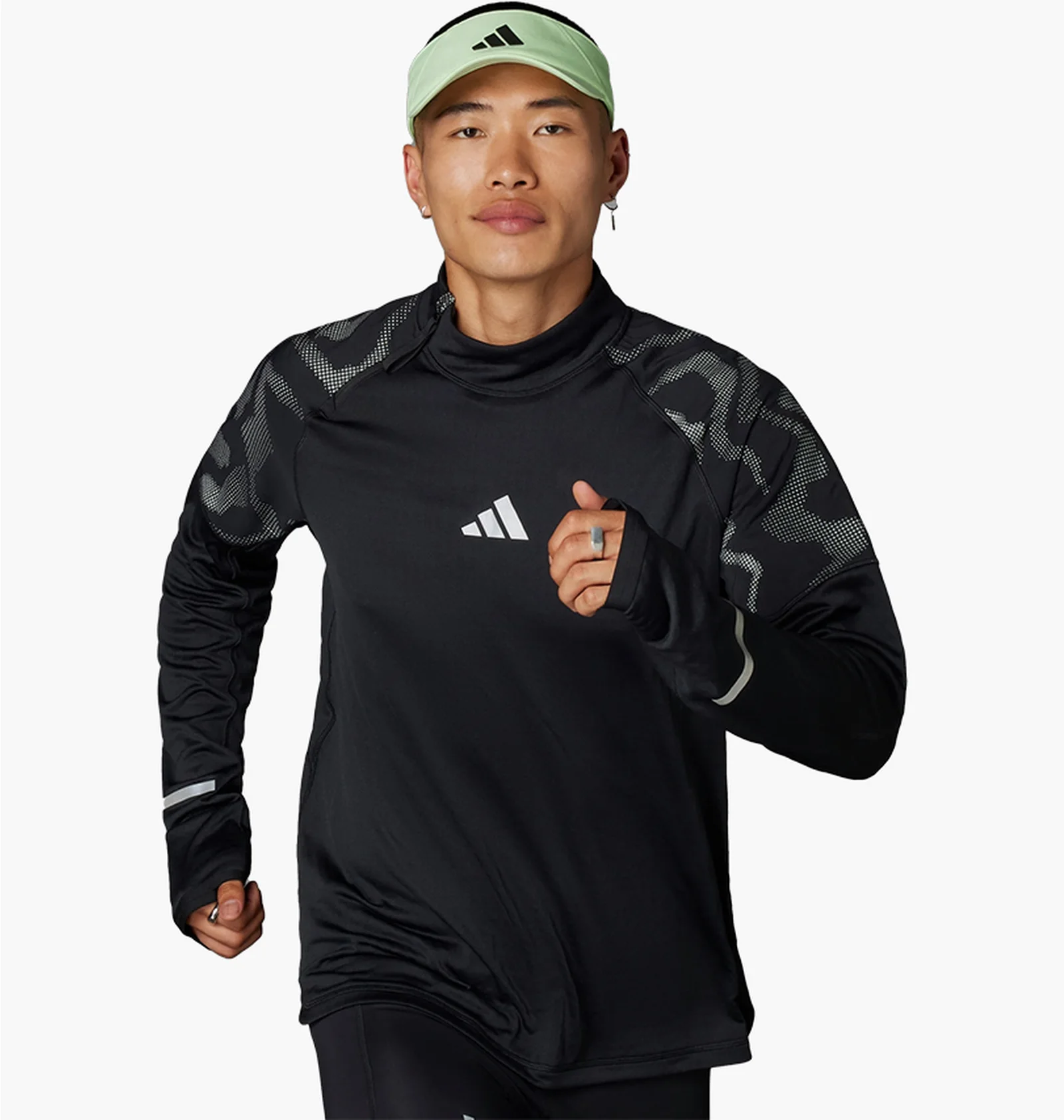 ᐉ Лонгслів чоловічий Adidas Ultimate Hi Vis Reflective 1/2-Zip