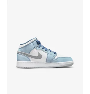 Кросівки дитячі Air Jordan 1 Mid Gs Light Blue/White Dr6235-401