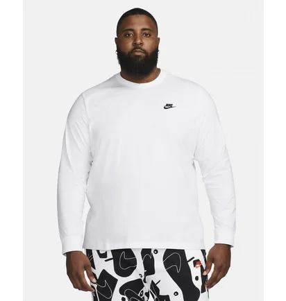Лонгслів чоловічий Nike Club Ls Tee White AR5193-100