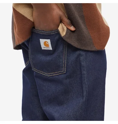 Джинси чоловічі Carhartt Newel Relaxed Tapered Jean Blue I029208-012Y