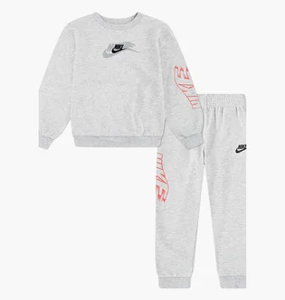 Спортивний костюм дитячий Nike On The Move Crew Set Grey 86M727-X58