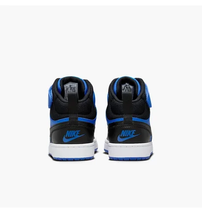 Кроссовки детские Nike Сourt Borough Mid 2 (Gs) Blue/Black CD7782-404