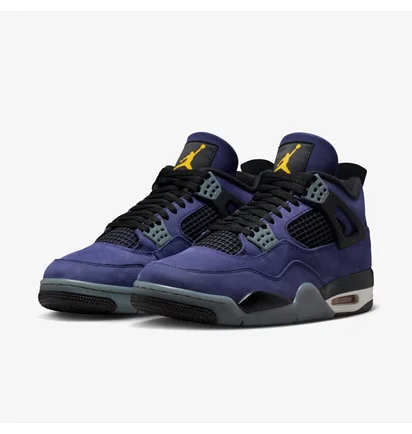 Кросівки чоловічі Air Jordan 4 Retro Lakers Violet FV5029-500