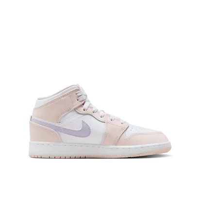 Кроссовки детские Air Jordan 1 Mid Gs White/Peach FD8780-601