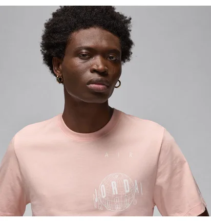 Футболка чоловіча Nike M J Brand Logo Stack Ss Crw Peach FN6027-622