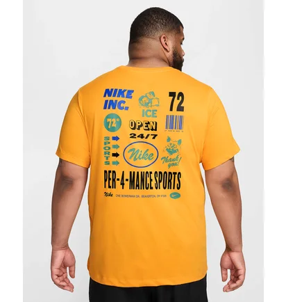 Футболка чоловіча Nike Df Tee 3Mo Gfx Yellow FV8366-717