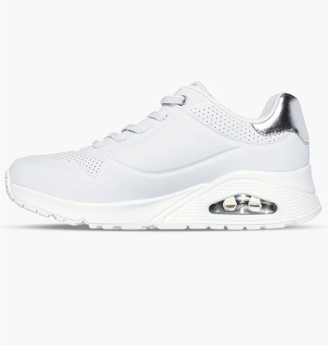 Кросівки чоловічі Skechers Uno Shimmer Away White 155196-WSL