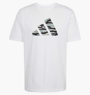 Футболка чоловіча Adidas M C Camo Logo T White JI6770