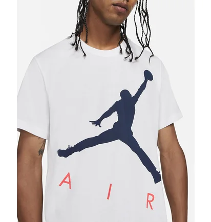 Футболка чоловіча Nike M J Jumpman Air Hbr Ss Crew White CV3425-100