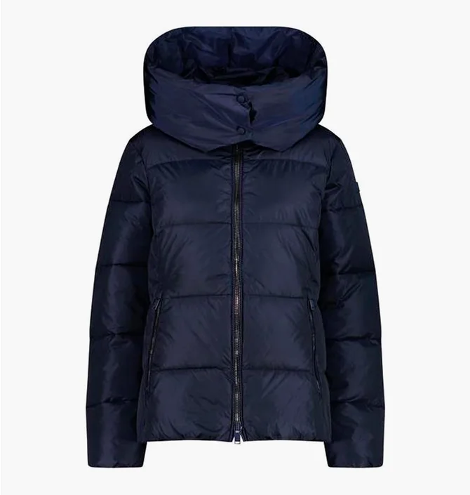 Пуховик жіночий CMP Woman Jacket Zip Hood Blue 31K2836-N950