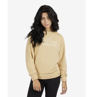 Свитшот женский Nike Nsw Fleece Top Yellow DQ6244-252