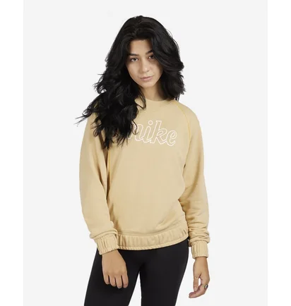 Свитшот женский Nike Nsw Fleece Top Yellow DQ6244-252