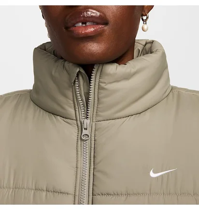Жилетка женская Nike Classic Puffer Therma-Fit Loose Beige FZ5922-320