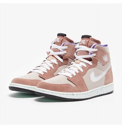 Кроссовки мужские Air Jordan 1 Zoom Air Cmft Beige/Peach CT0978-201
